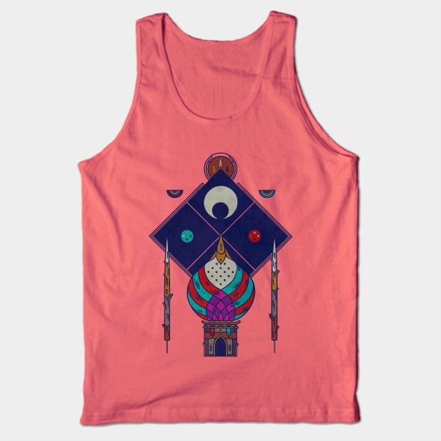 Temple of Equilibrium Tank Top by againstbound